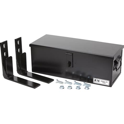 truck box mounting brackets|tractor tool box mounting bracket.